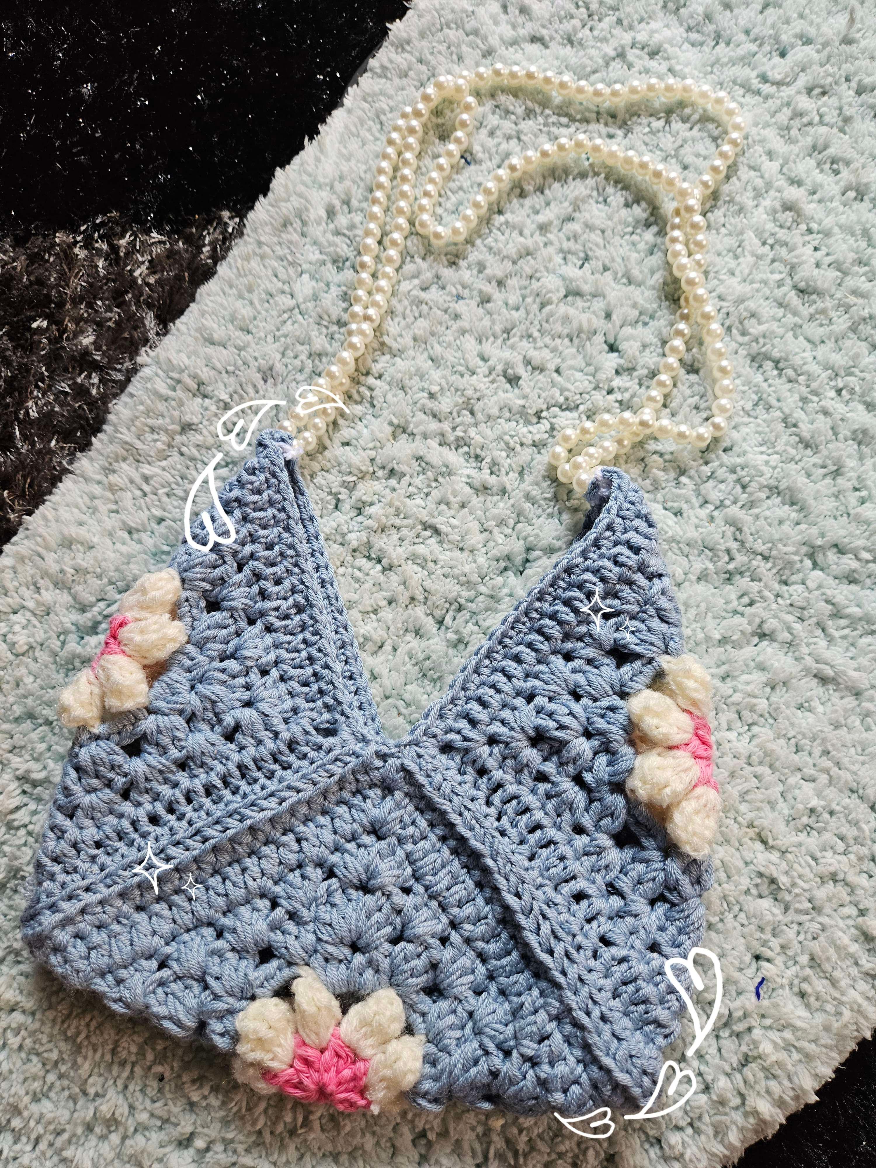 Granny square sling bag - Image 1