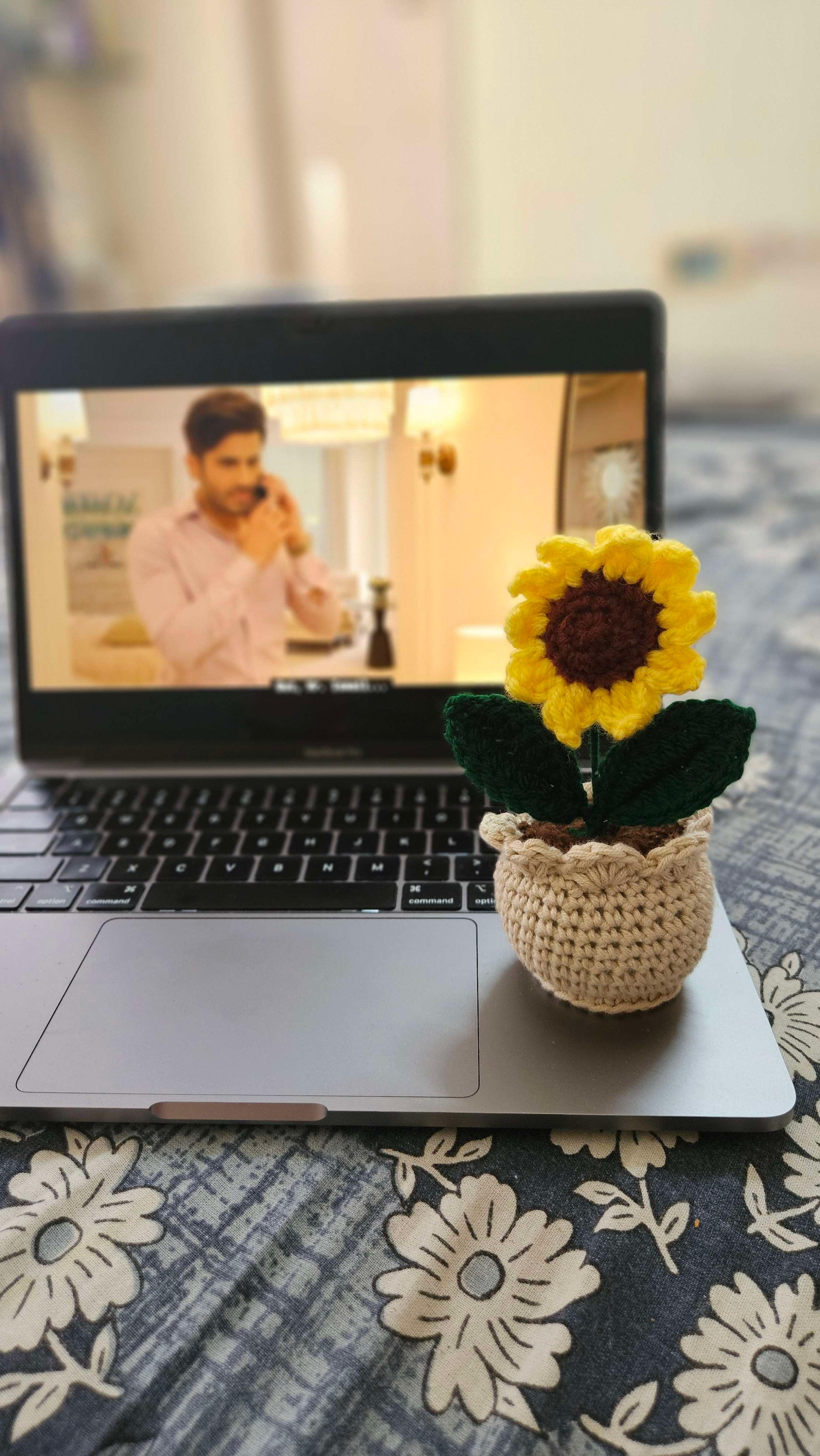 Mini sunflower pot - Image 1
