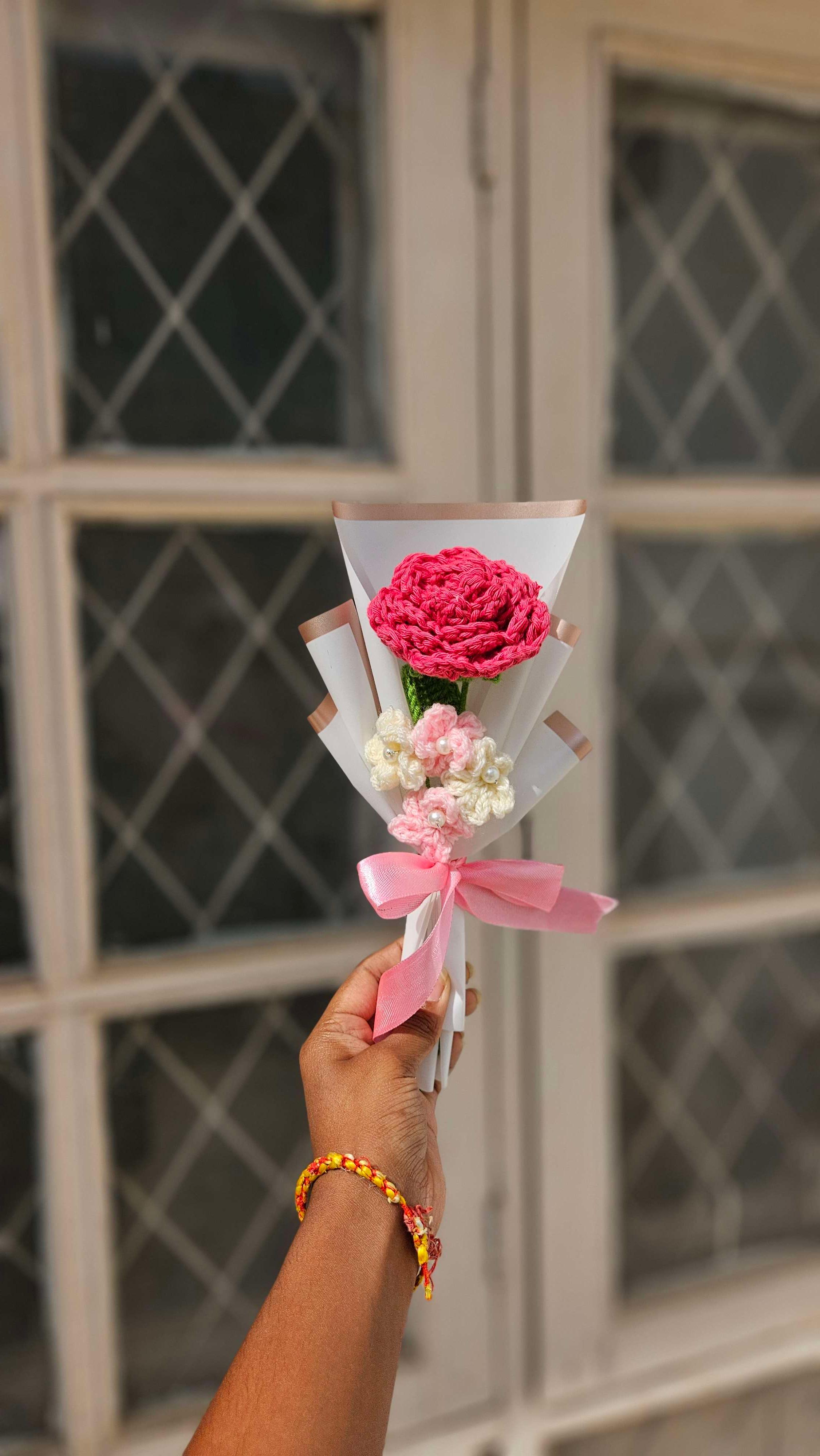 Rosey bouquet (pink) - Image 1