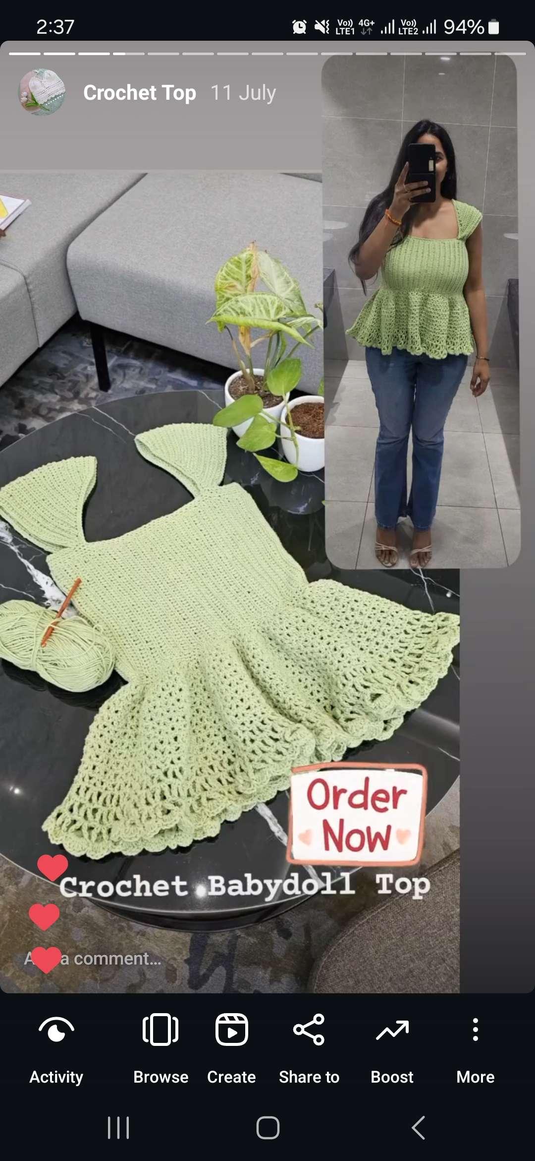Baby doll top - Thumbnail 3