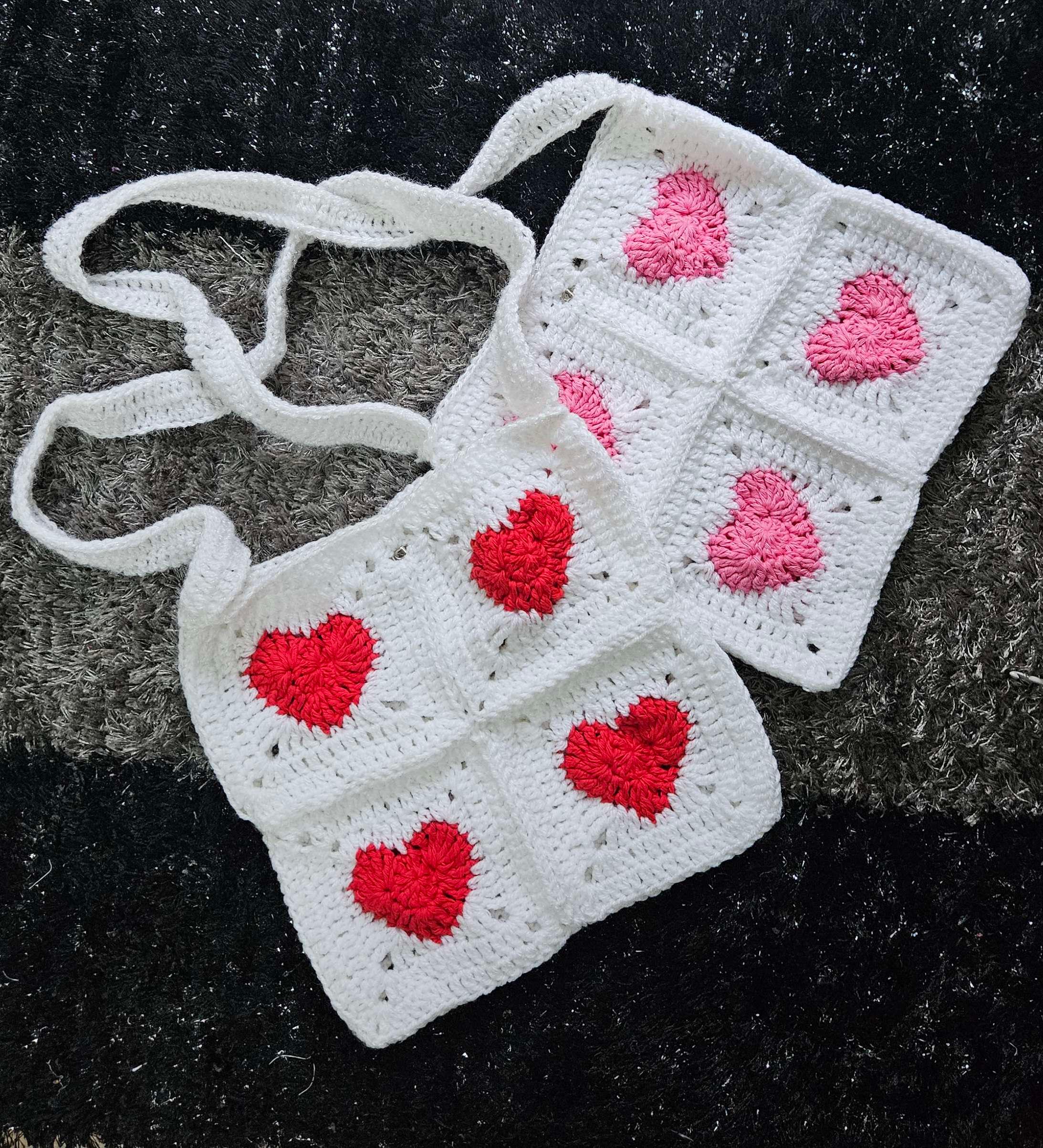 Heart square bag - Thumbnail 3