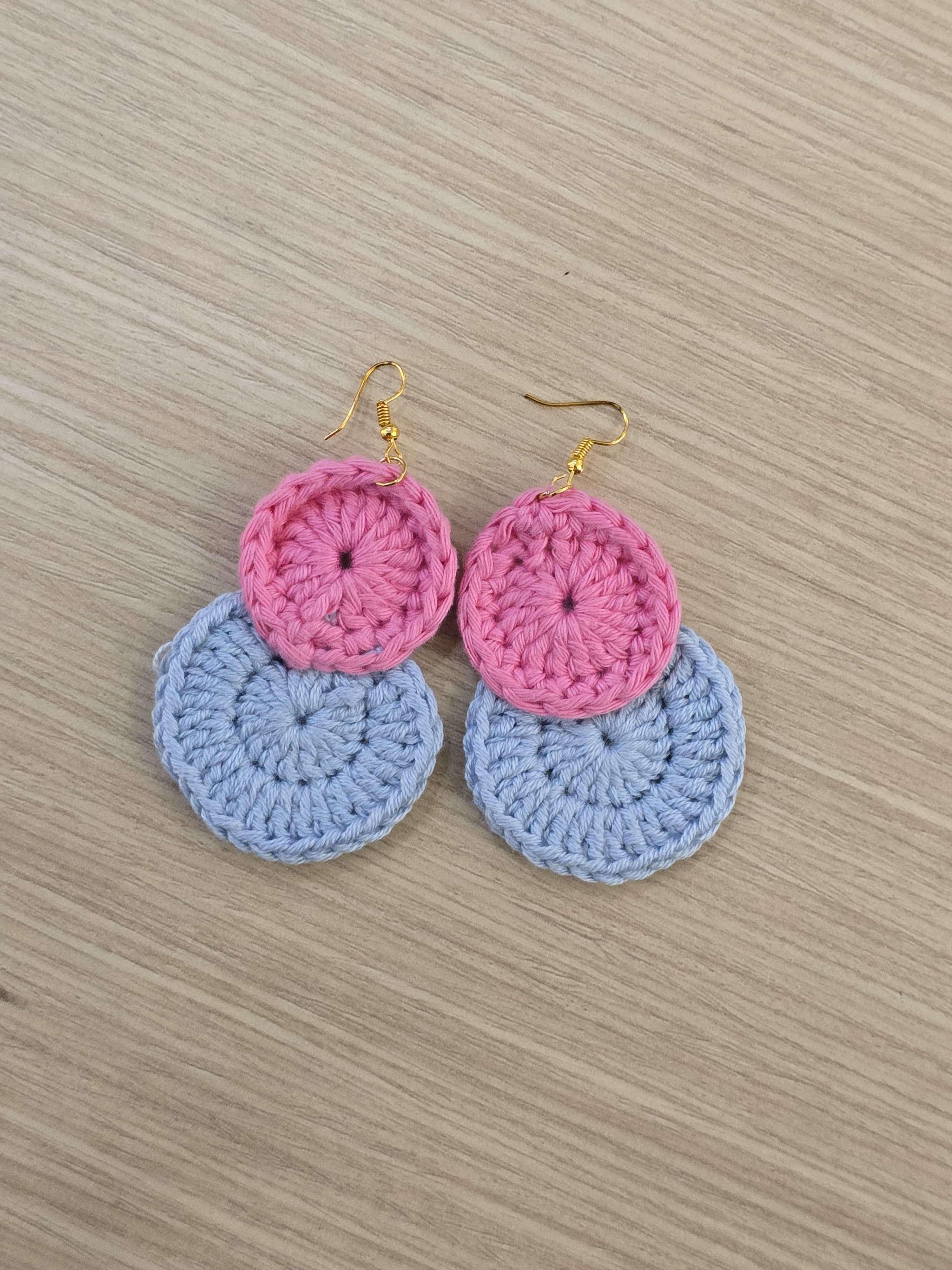 Dual circle earrings - Image 1
