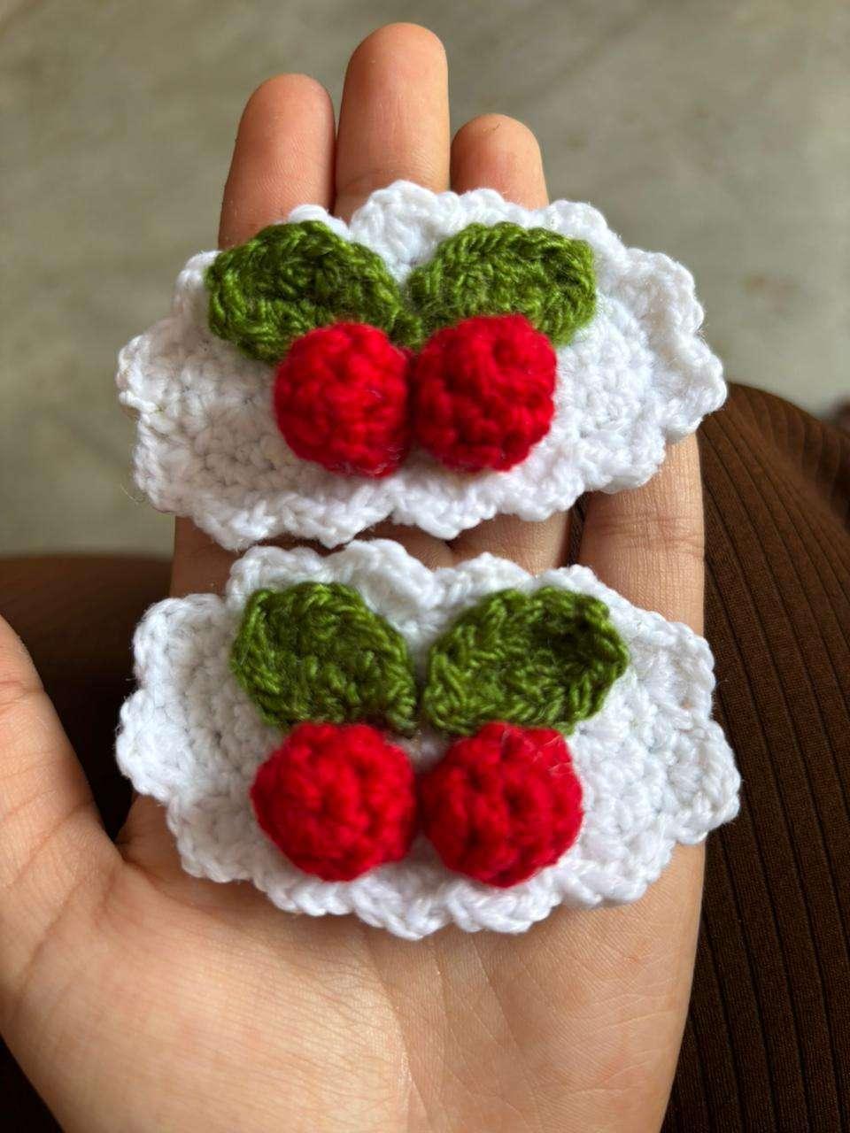 Crochet clips pair - Thumbnail 2