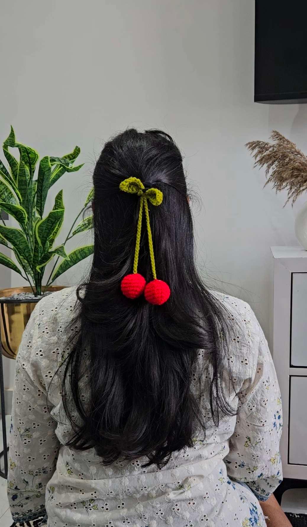 Cherry hair tie - Image 1